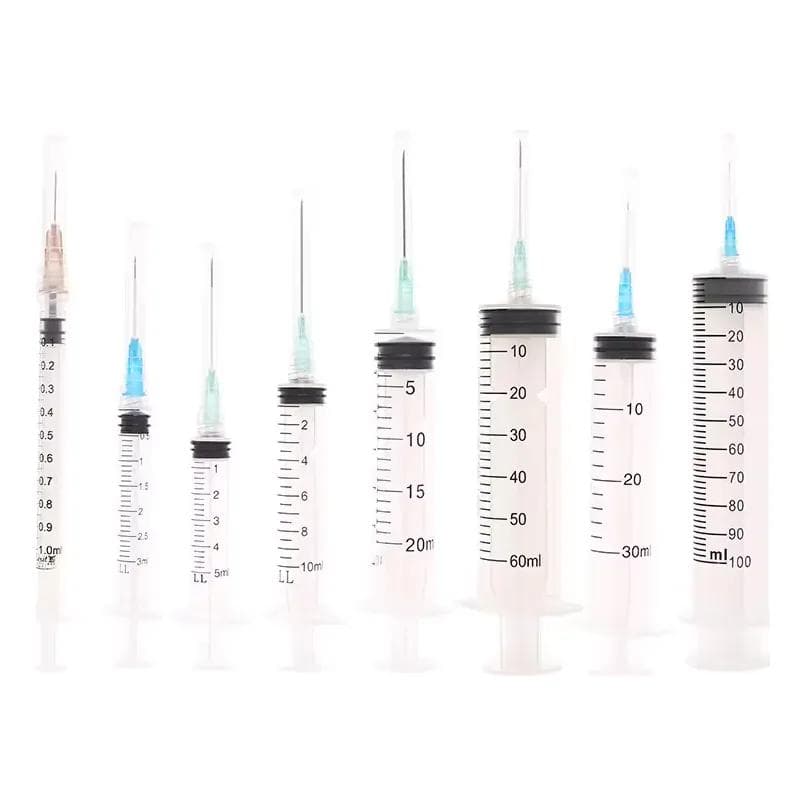 Disposable syringe range
