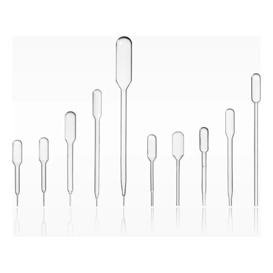 Pipette tips in a moulded rack