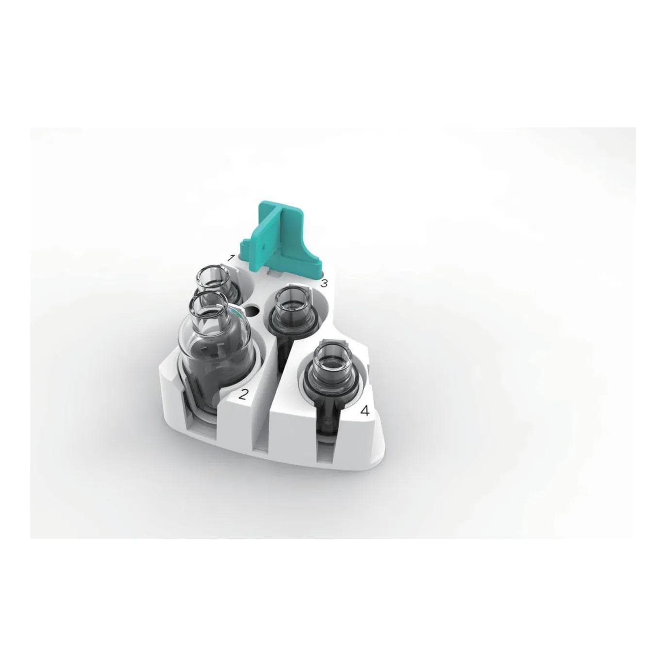 Coagulation reagent rotor, view 2