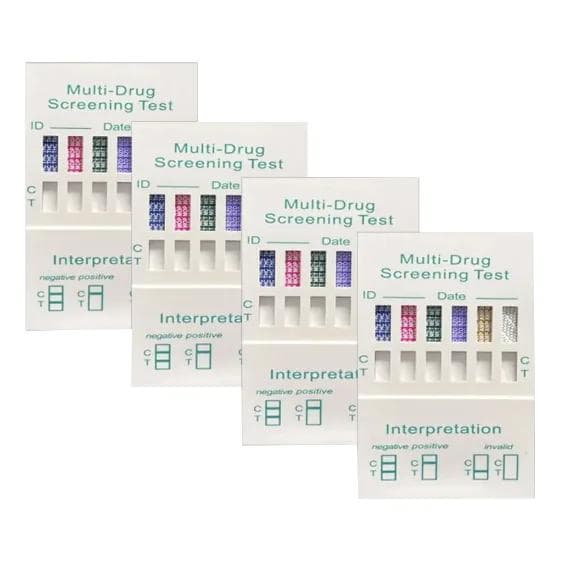 Multi-drug test card